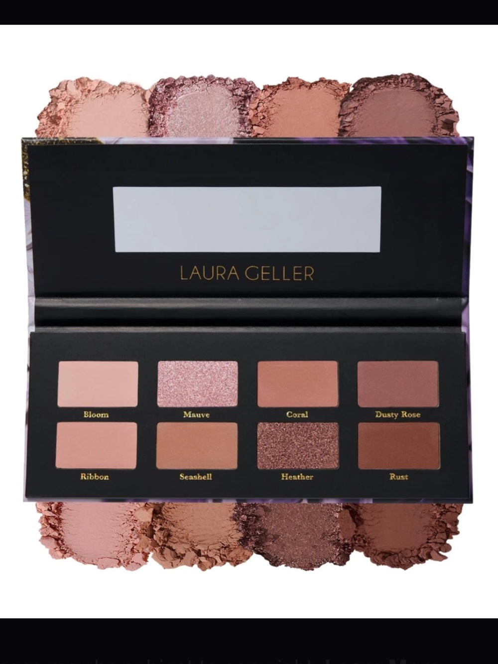 Laura Geller Warm Rose & Coral Matte and Shimmer Eyeshadow Palette